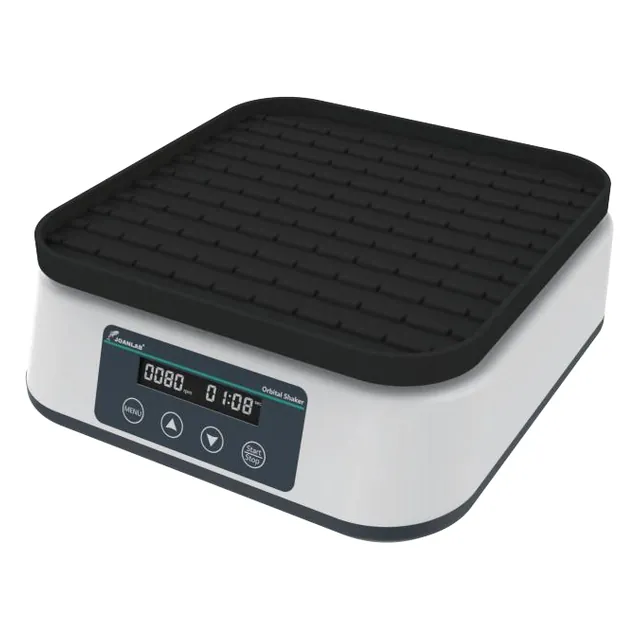 The same unit with the flat rubber platform instead of the universal tray
