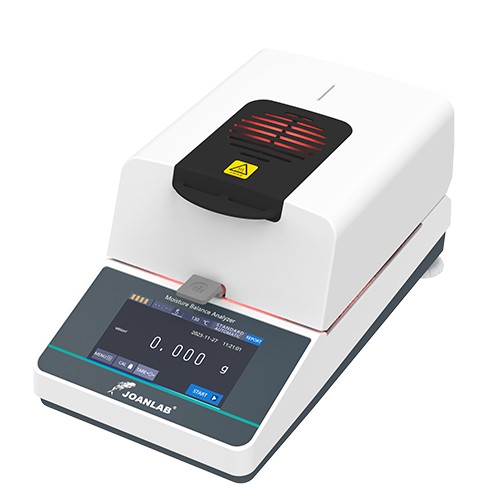 Analizador de humedad halógeno JOANLAB · Serie MBA — 110 g, 0,001-0,01 g