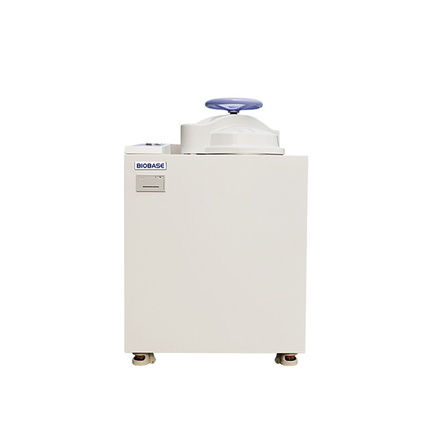 BIOBASE pulsed-vacuum vertical autoclave — 50-100 L, 105-134 °C