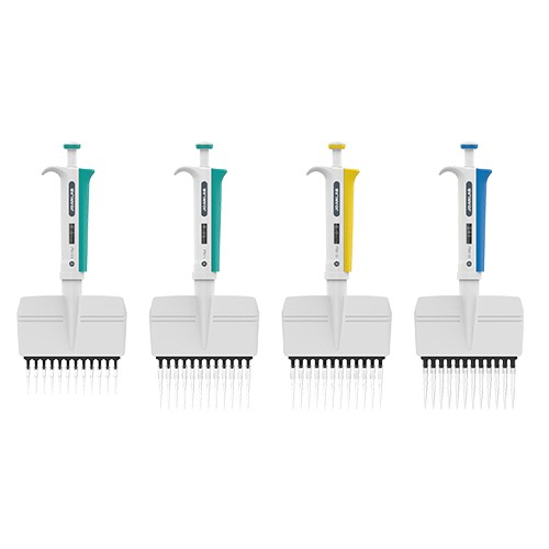 Pipeta multicanal autoclavable JOANLAB · Serie Y — 0,5-300 µL, 8 y 12 canales